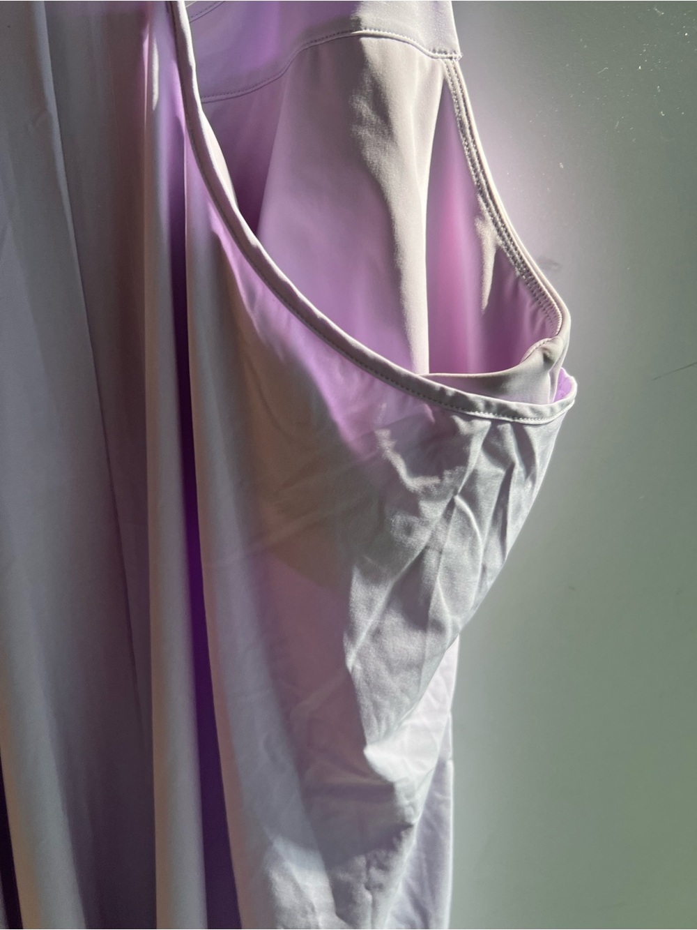 HALARA Lavender High-Low Swing Midi Dress - Picture 9 of 10